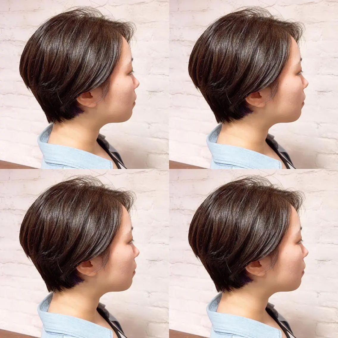 ショート ショートボブ ボブ ショートヘア 髪質改善 縮毛矯正/ レイヤー/銀座/本木のヘアスタイル