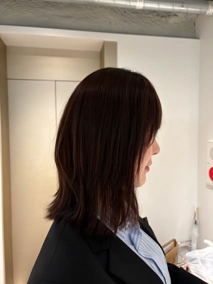 カラー ブラウンカラー 吉田 なづなのヘアスタイル