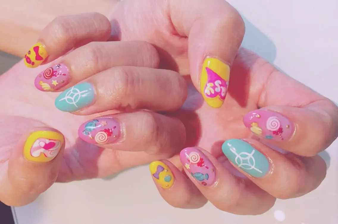 ネイル リボン ハンドネイル ハンドケア 西日暮里駅徒歩1分/ NAIL106Gのネイルデザイン