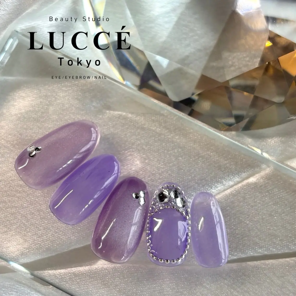 ネイル ストーンネイル Sawako 高田馬場/ネイルのネイルデザイン