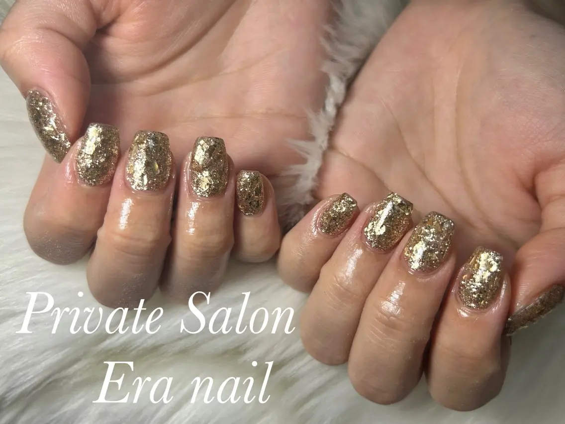 ネイル キラキラネイル ハンドネイル Era nailのネイルデザイン