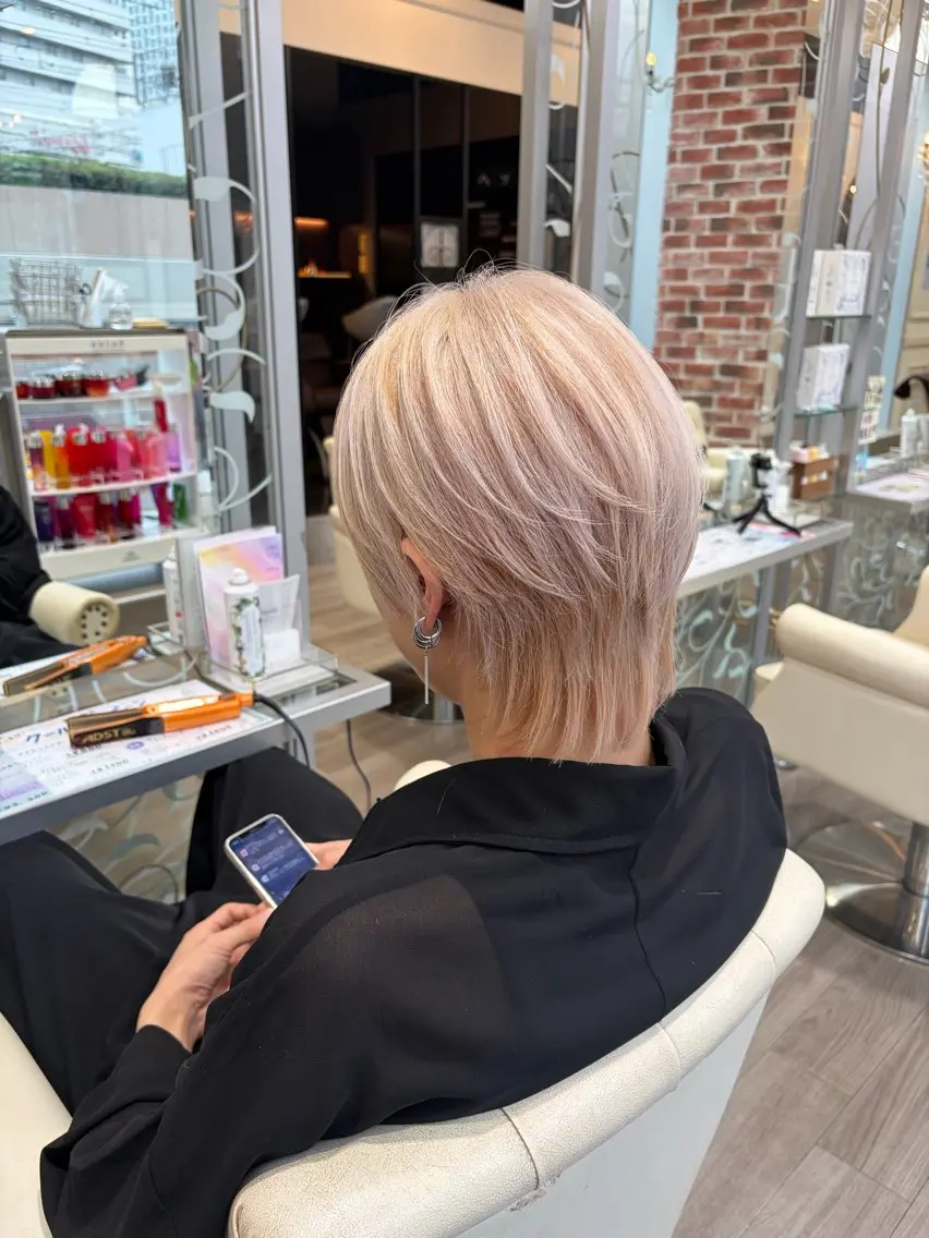カラー メンズ メンズブリーチ ブリーチ カット ヘアカラー トリートメント ✨似合わせ特化美容師 WILL上村　拳吾のヘアスタイル
