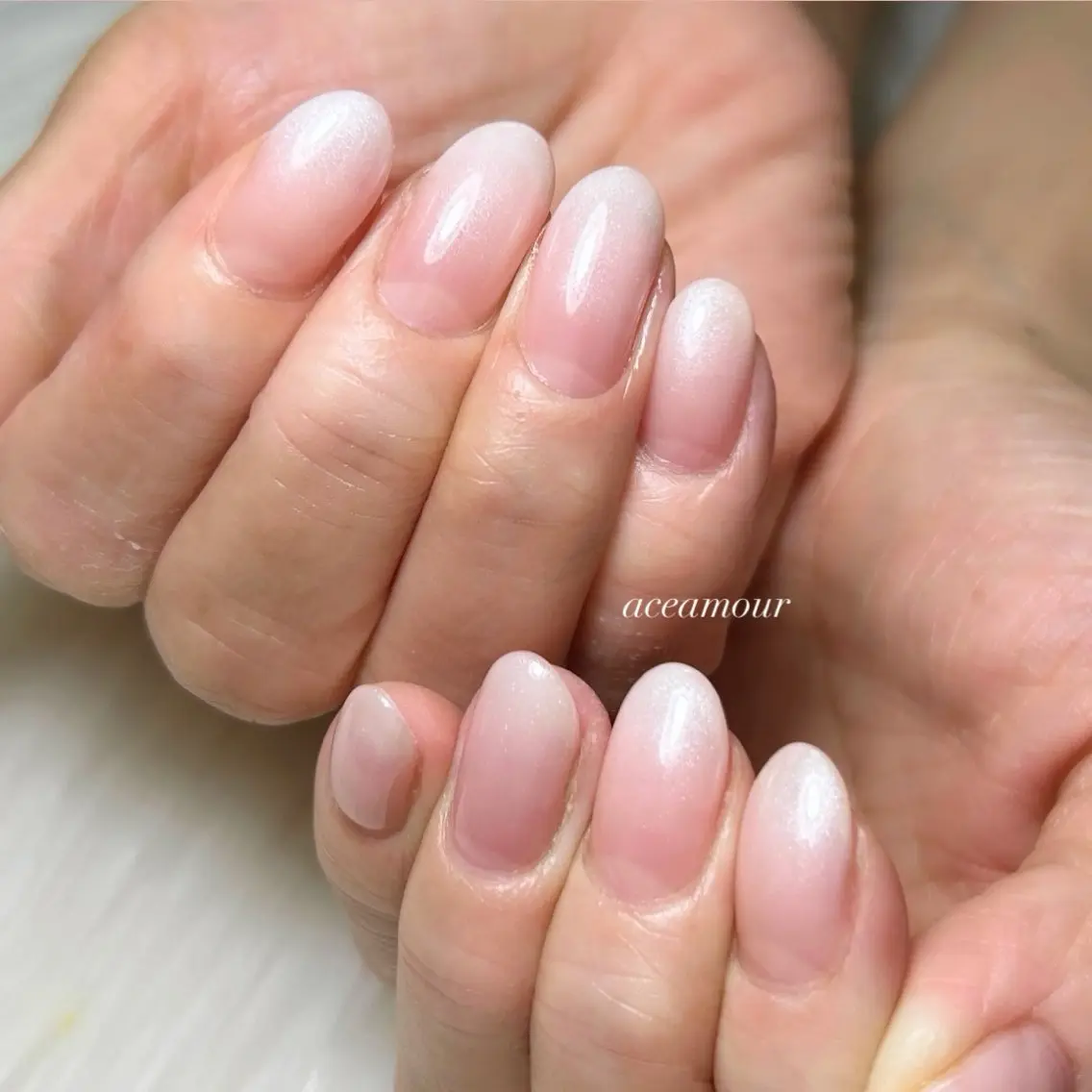 ネイル ハンドネイル ハンドケア ネイル/耳つぼ /新ホワイトニングのネイルデザイン