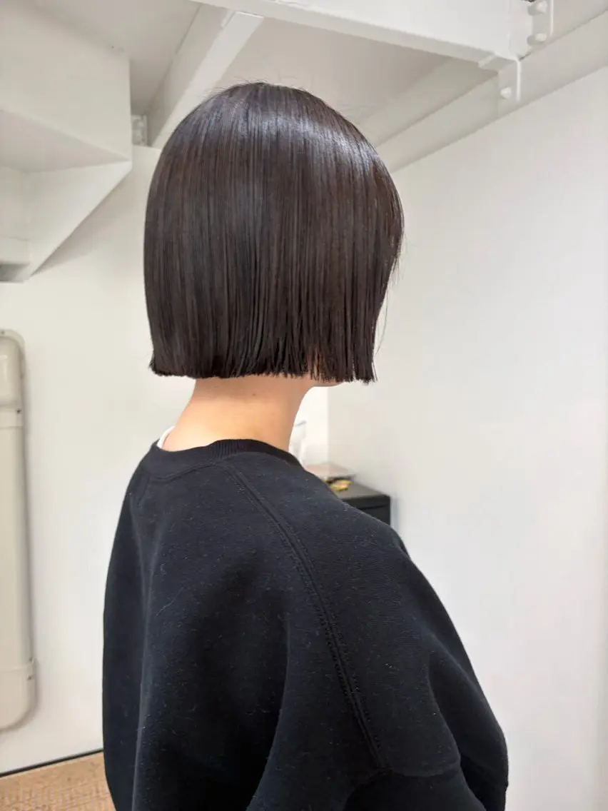 ショート 切りっぱなしボブ ボブ カット 🩵izu 🩵のヘアスタイル