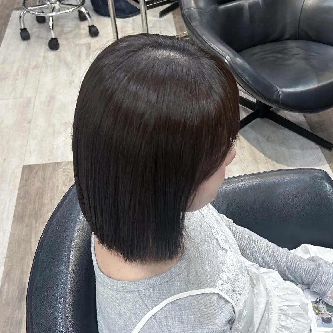 ショート カラー ヘアカラー 原 心愛のヘアスタイル