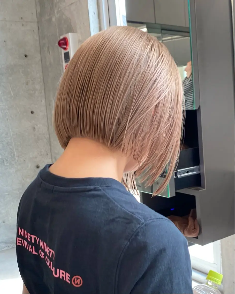 ショート カラー カット ヘアカラー トリートメント 村田 りょうやのヘアスタイル