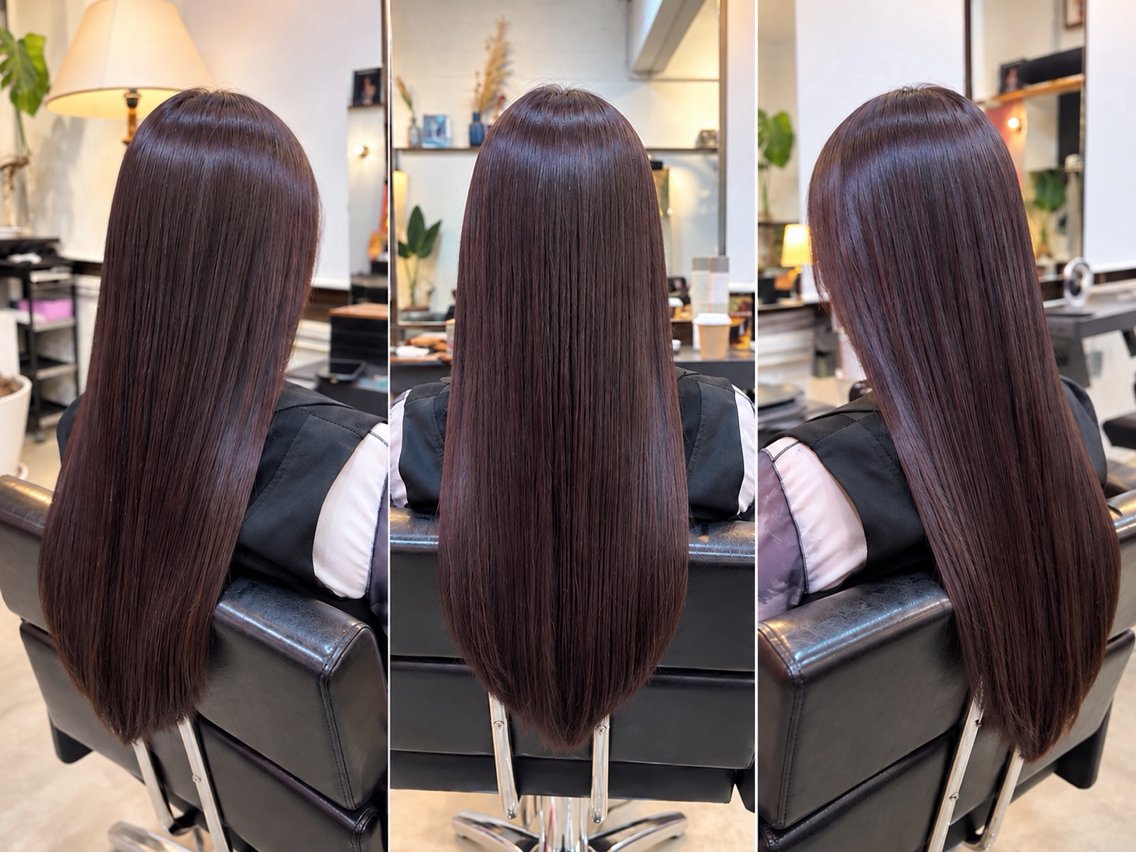 ロング カラー カット ヘアカラー トリートメント 下河 宗太のヘアスタイル