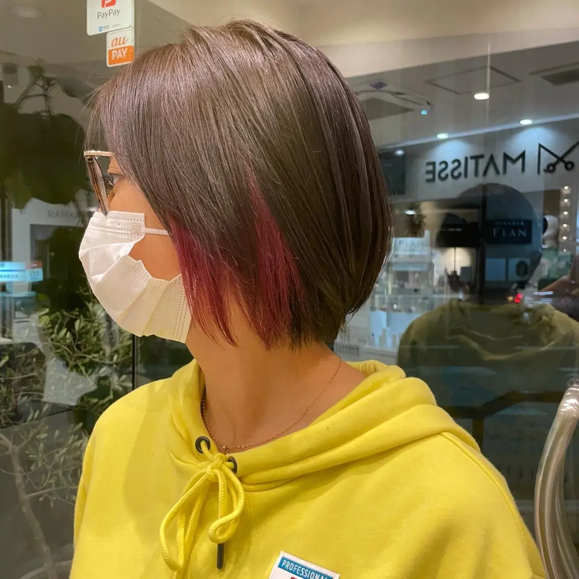 ショート カラー MATISSE藤崎 渕上 ジュビアイのヘアスタイル