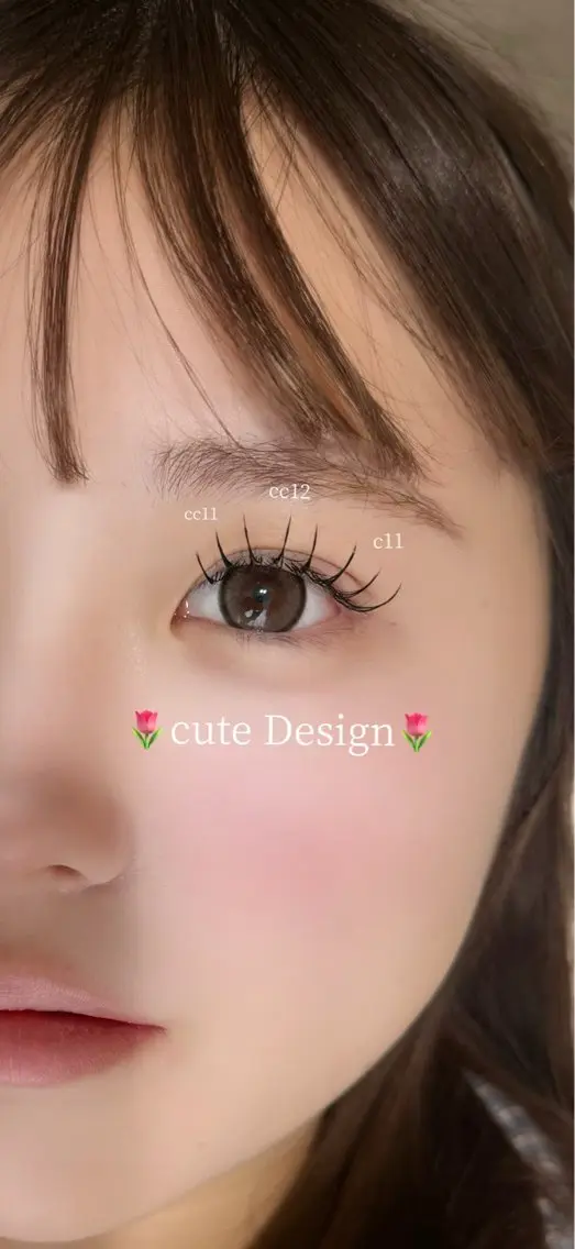 マツエク・マツパ CreBiA🎀 nichikaのマツエク・マツパデザイン