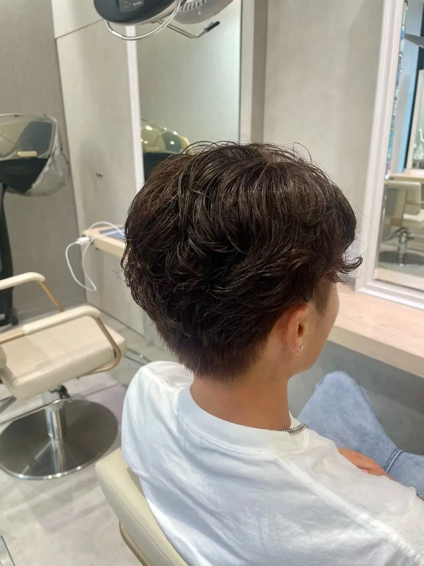ショート メンズ ヘアカラー トリートメント 中島 杏のヘアスタイル