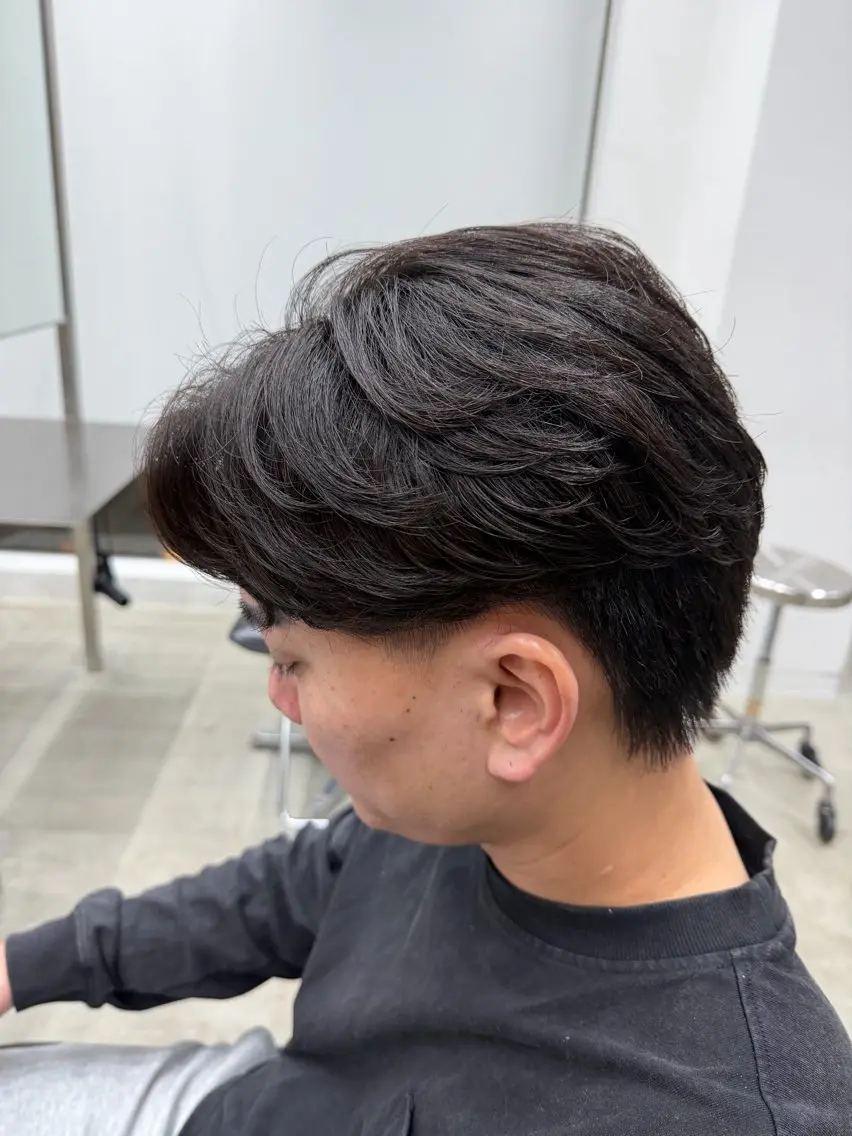 パーマ メンズ カット パーマ fifth天神 パーマ特化/石橋航海のヘアスタイル