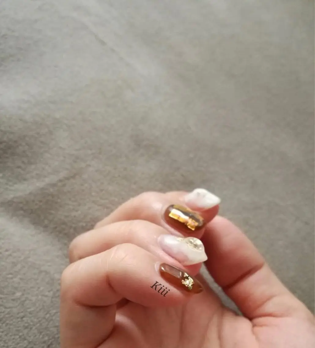 ネイル ハンドネイル フットネイル kiii.__ ✴︎*のネイルデザイン