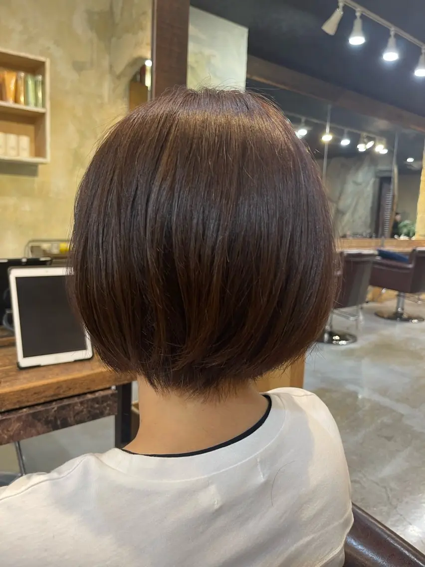 ショート ショートボブ ボブ ショートヘア 林 亮太のヘアスタイル