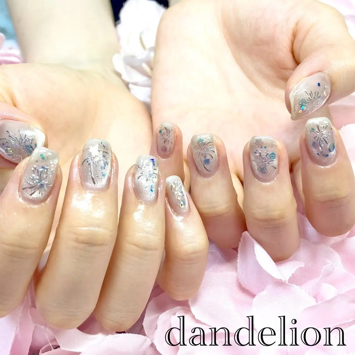 ネイル ハンドネイル ハンドケア dandelion ダンデライオンのネイルデザイン