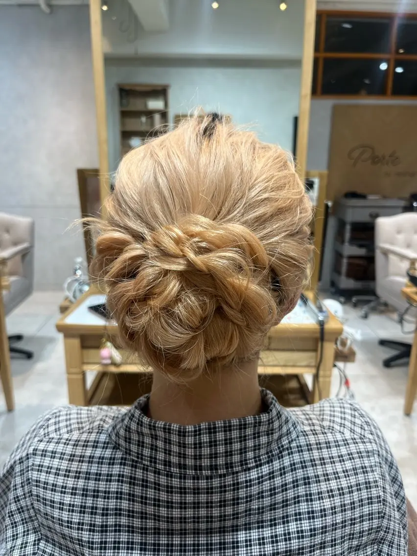 ヘアアレンジ 鎌田 桃果のヘアスタイル