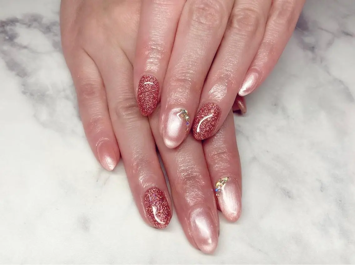 ネイル ジェルネイル ニュアンスネイル パラジェル ハンドネイル Nail&eye Belire 新宿のネイルデザイン