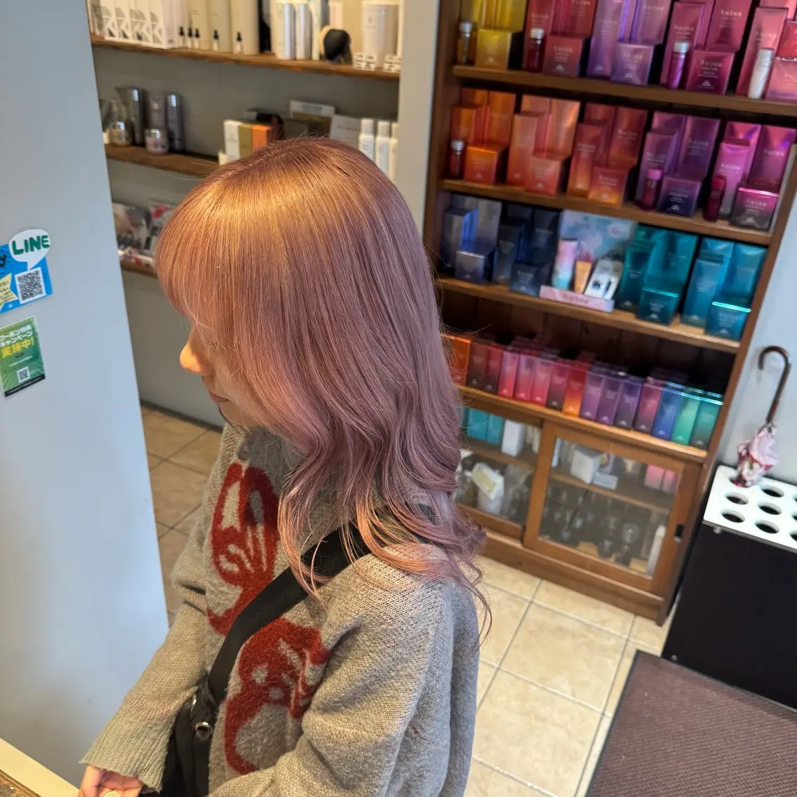 ロング カラー 美髪矯正 KASUMIのヘアスタイル