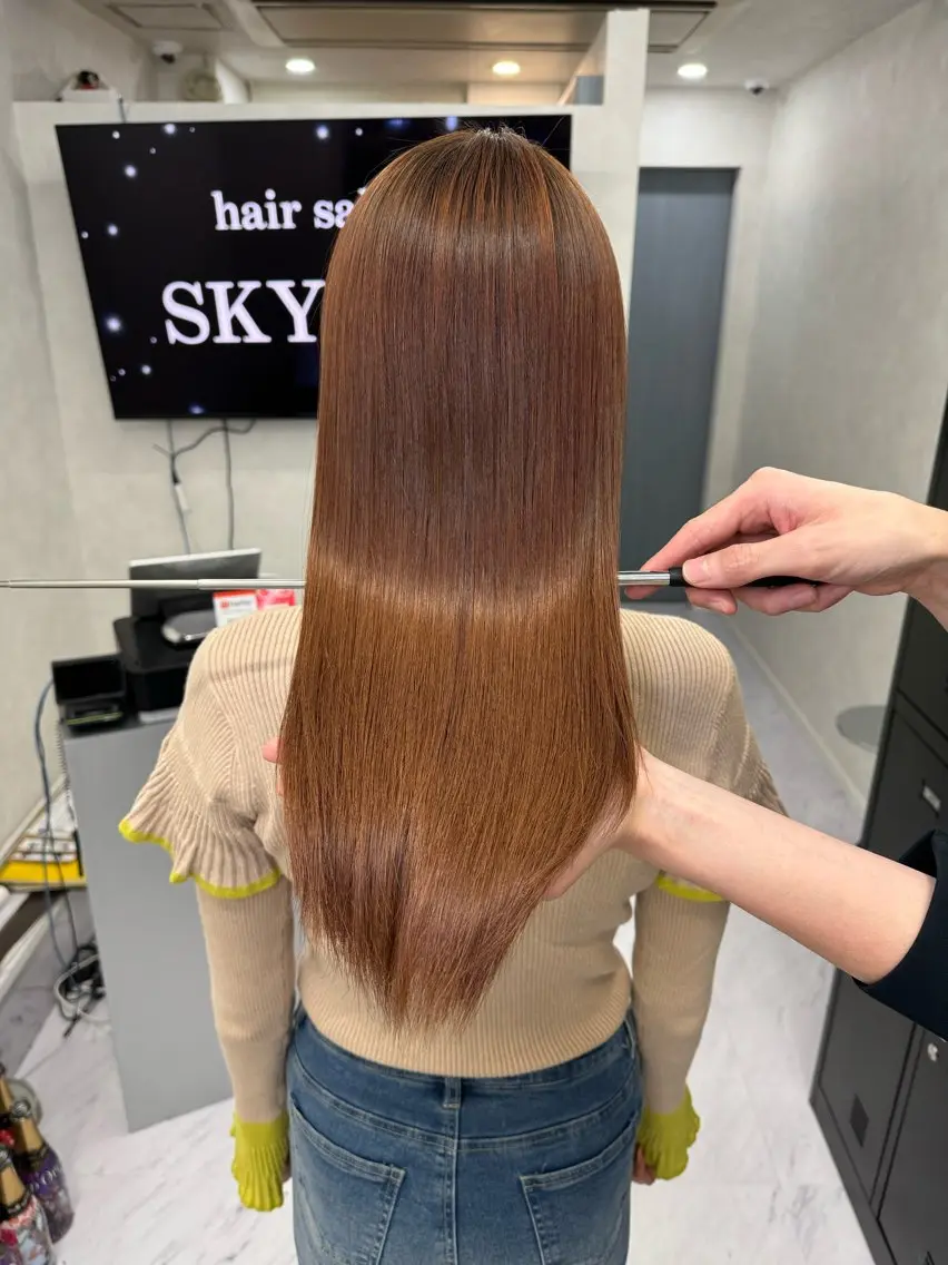 ロング カラー ヘアカラー ブリーチ/エクステ モデル募集中🖤のヘアスタイル