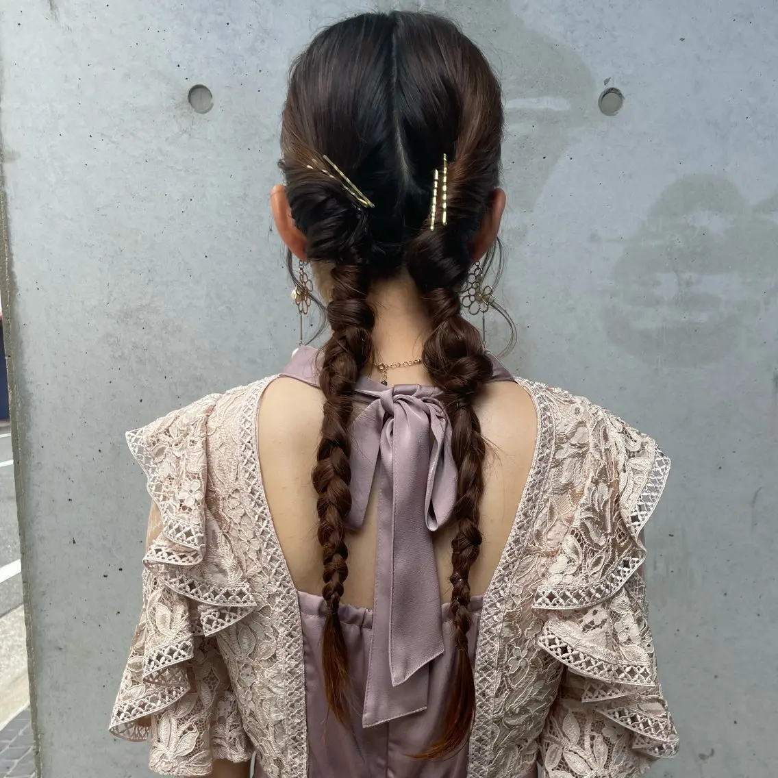 ヘアセットの写真