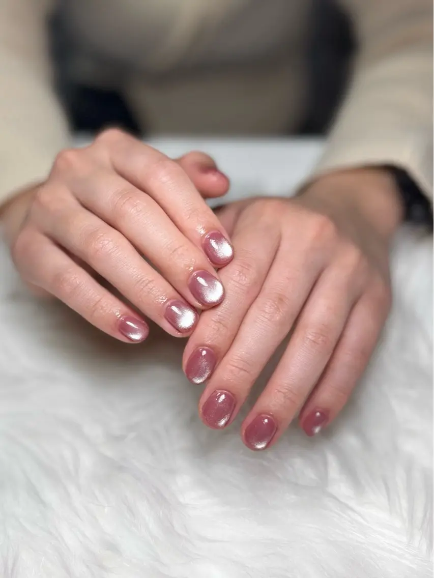 ネイル オーロラネイル チークネイル フットネイル フレンチネイル ジェルネイル Nichi Nailsのネイルデザイン