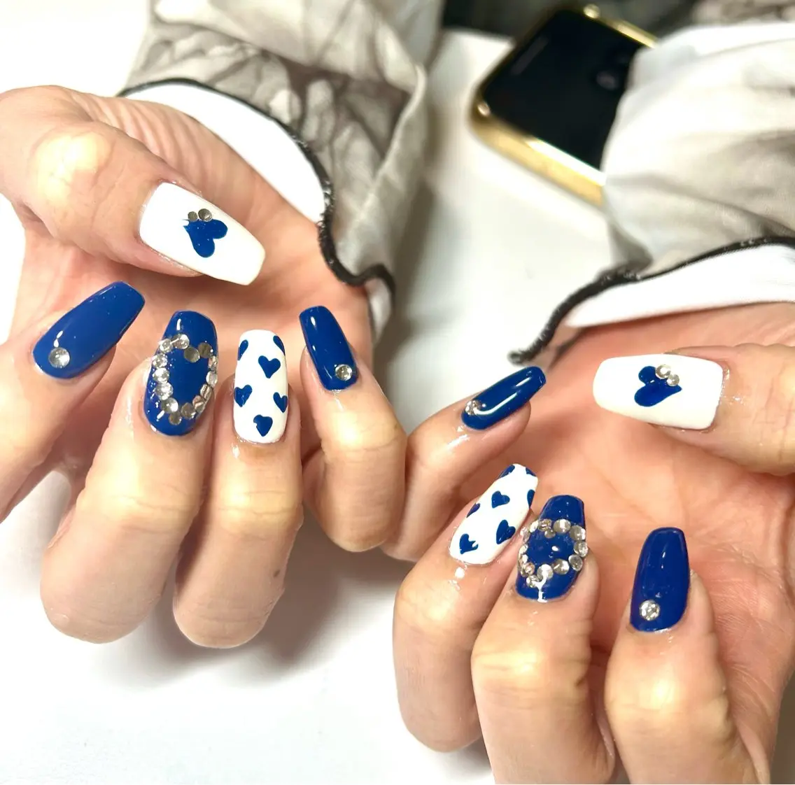 ネイル バレンタイン ハンドネイル 🌙🫧CHARME (RUKA)🦋🫧のネイルデザイン