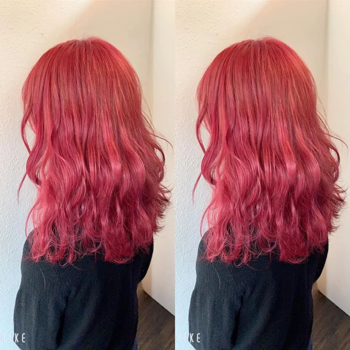 ロング カラー ピンクカラー バイオレットカラー ヘアカラー トリートメント 似合わせ/ カラー.岡田友仁のヘアスタイル