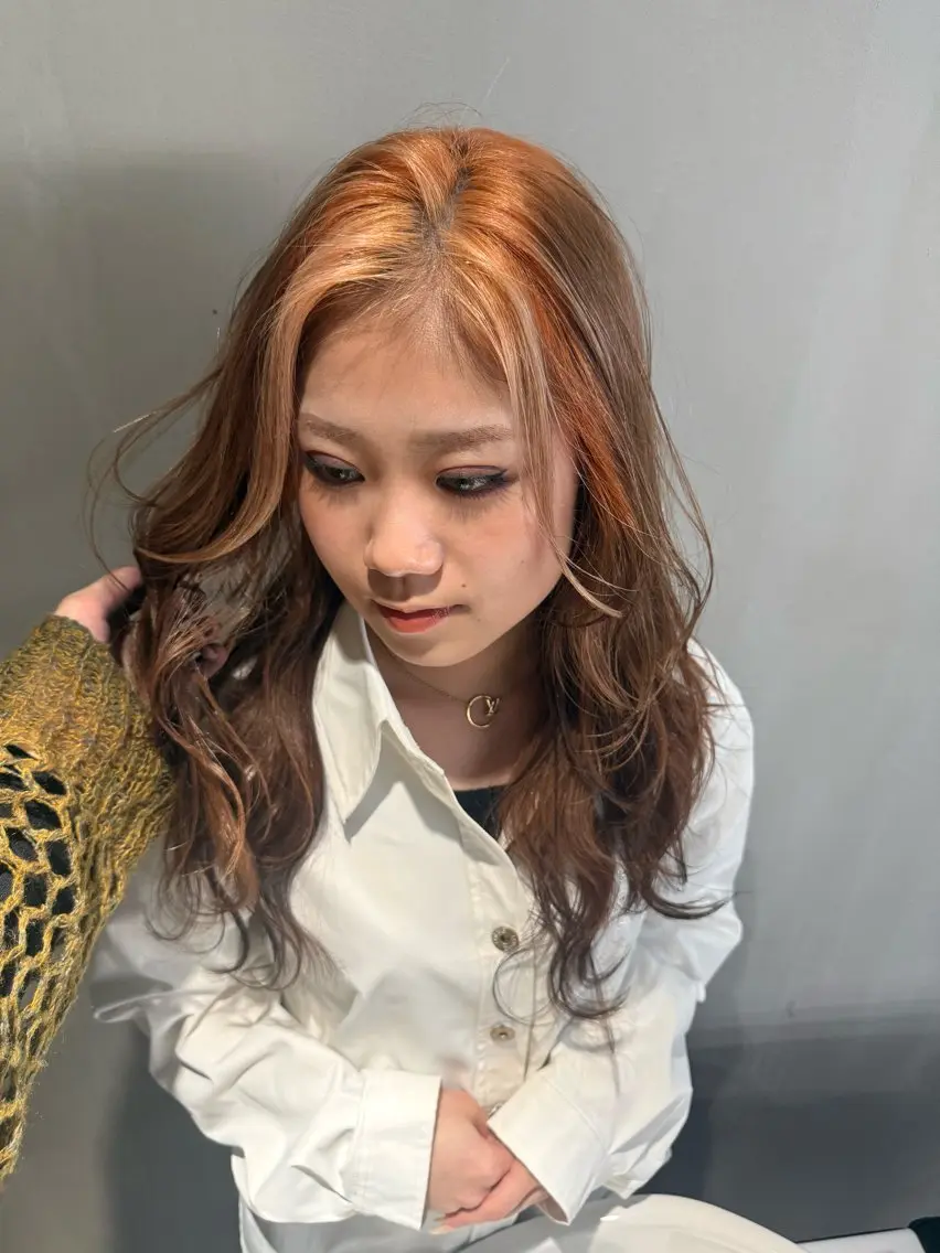 ロング カラー 一戸 拓斗のヘアスタイル