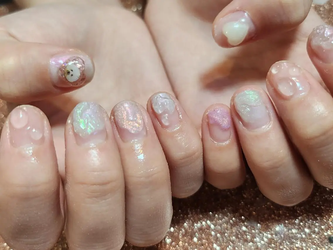 ネイル 持ち込み 💜bora .のネイルデザイン