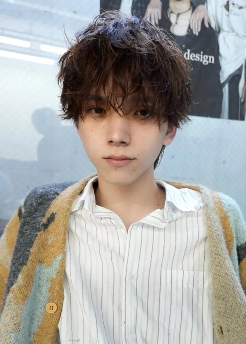 パーマ メンズ メンズヘア Hikaruのヘアスタイル