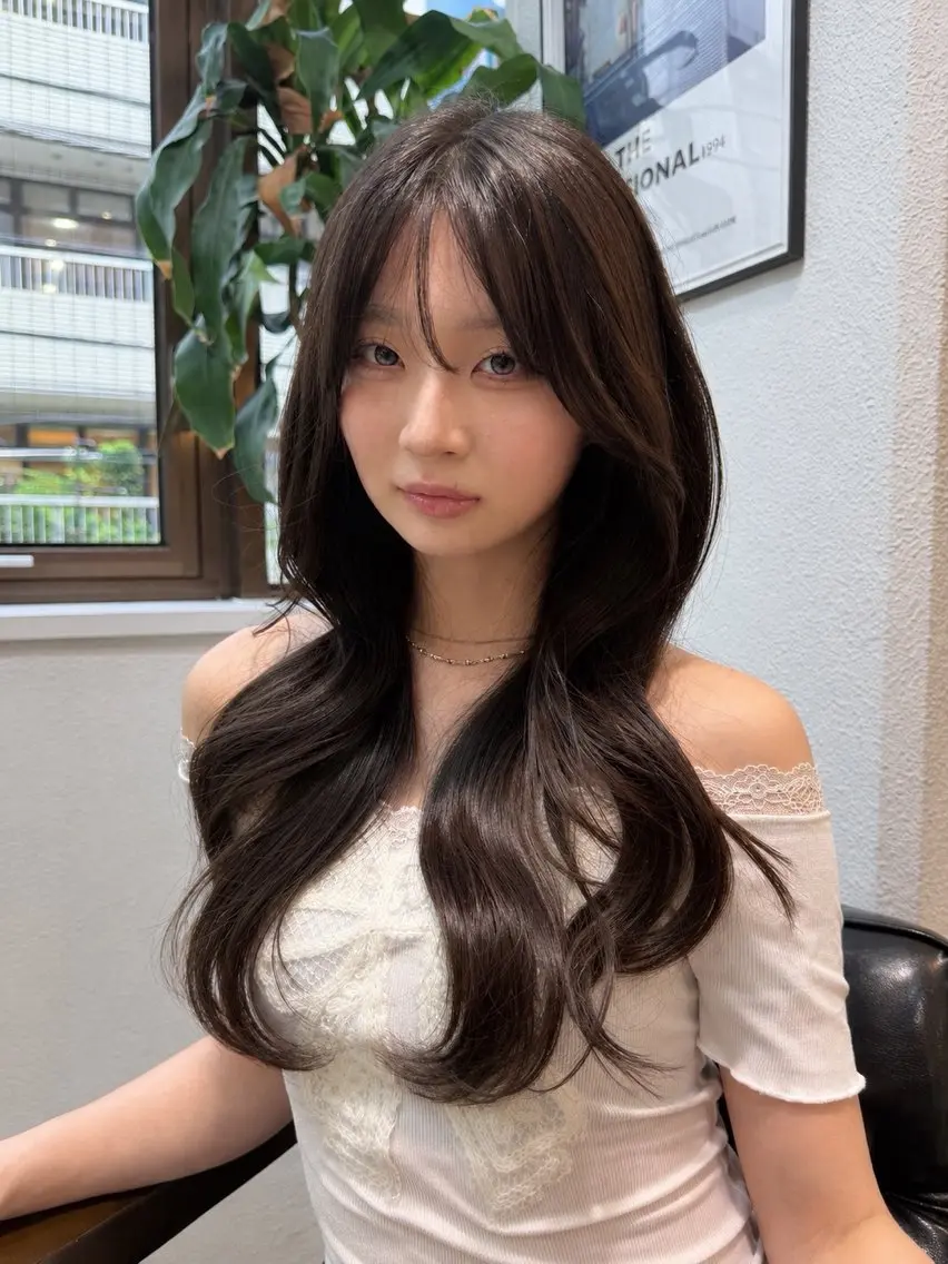 ロング カット ヘアカラー 🎀ブリーチなしカラ ー🎀Mizukiのヘアスタイル