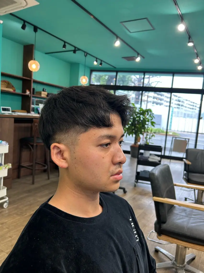 メンズ フェードカット 長谷川 央のヘアスタイル