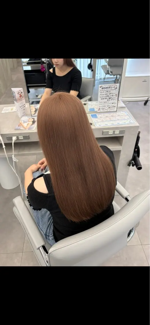 ロング 艶カラー/暖色🌺✨ /mariのヘアスタイル