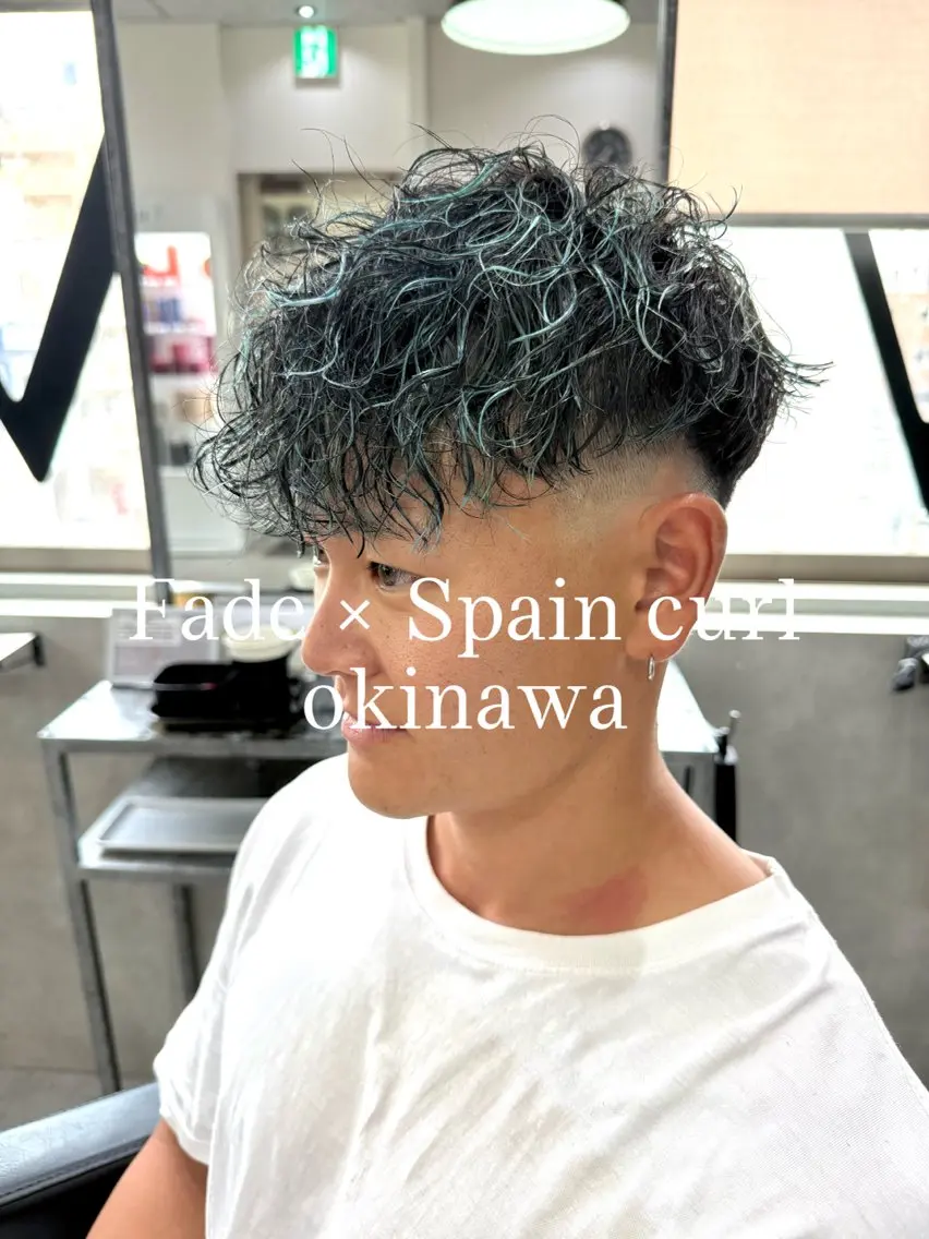 メンズ カット パーマ 沖縄メンズパーマ/ TSUME🌈のヘアスタイル