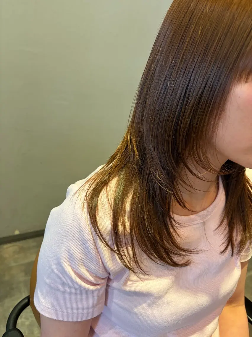 ロング カット ✨縮毛矯正モデル✨ RURUのヘアスタイル