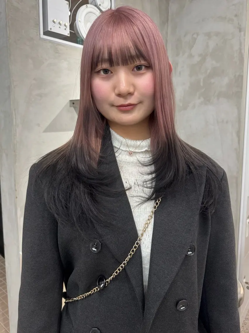 ロング ヘアカラー トリートメント 梅田/ハイトーン/ Juriのヘアスタイル
