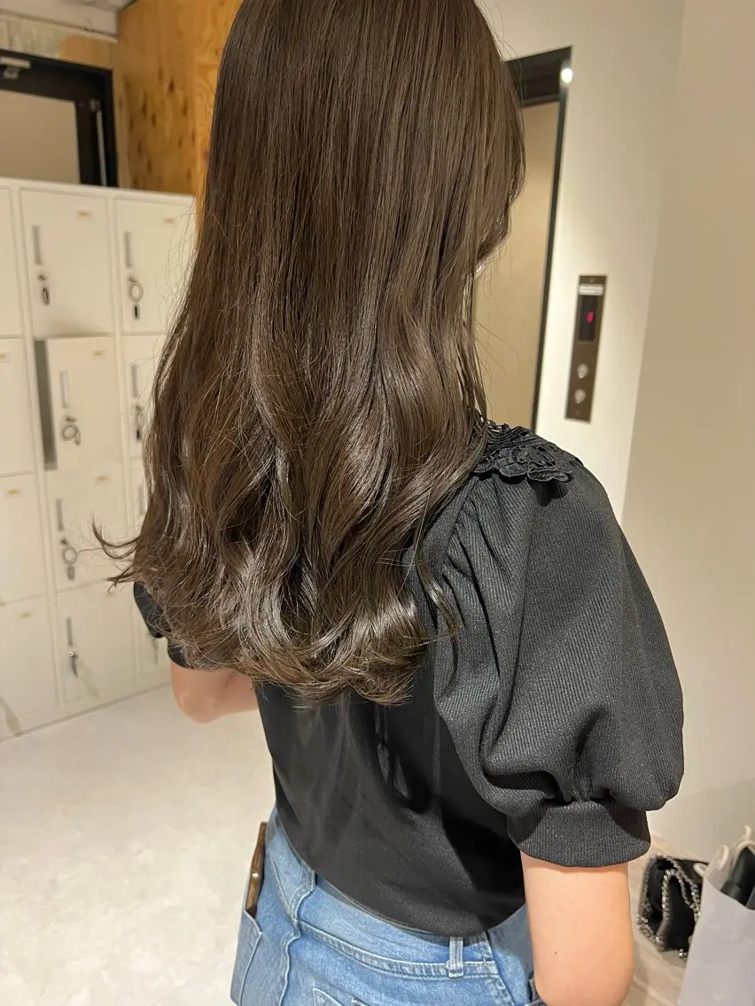 ロング カット ヘアカラー トリートメント 🧡YUU💚艶抜群 カラー✨/905号室のヘアスタイル