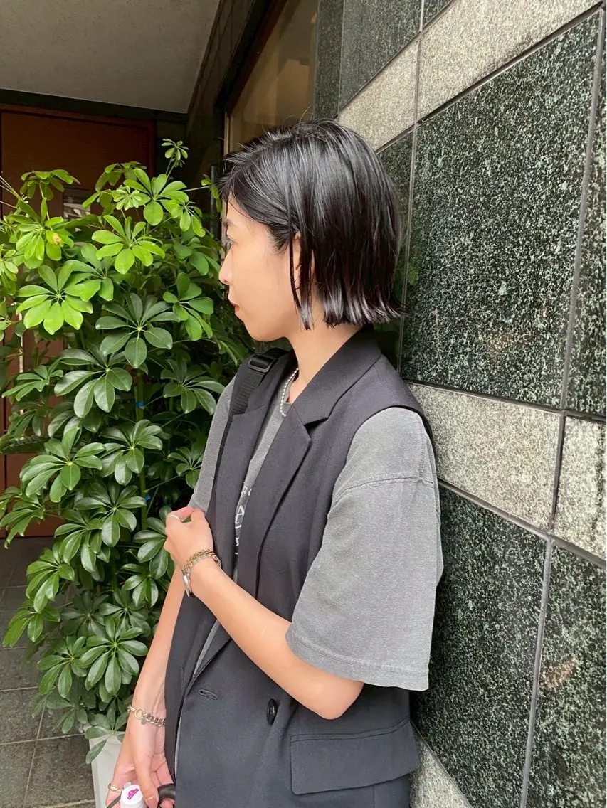 ショート ボブ カット Cadre新小岩🫧 栗原葵のヘアスタイル