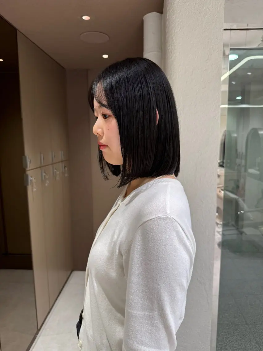 セミロング カラー 縮毛矯正 🎀髪質改善🎀 恵比寿/sayuのヘアスタイル