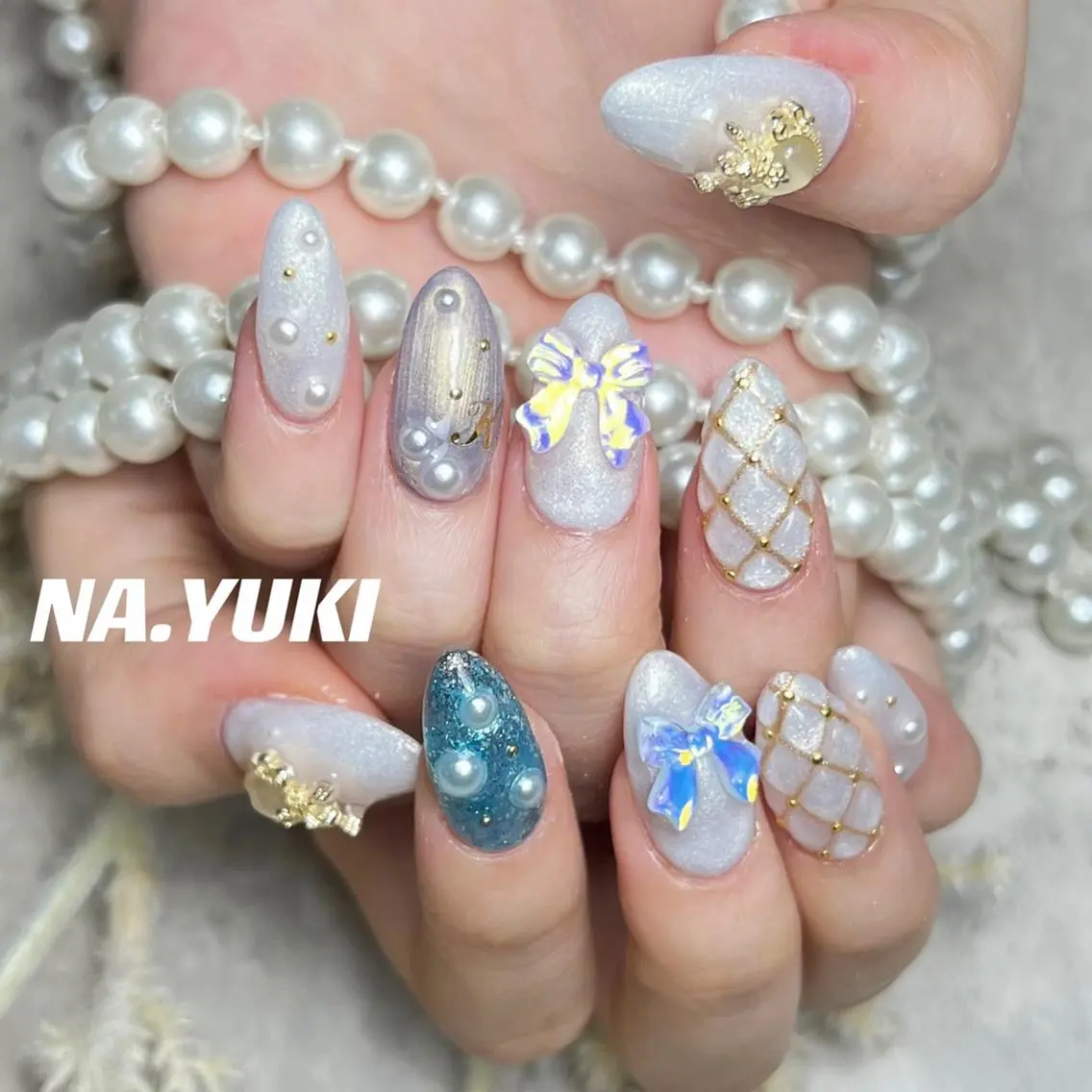 ネイル ハンドネイル 🎀 moo～ 🎀のネイルデザイン