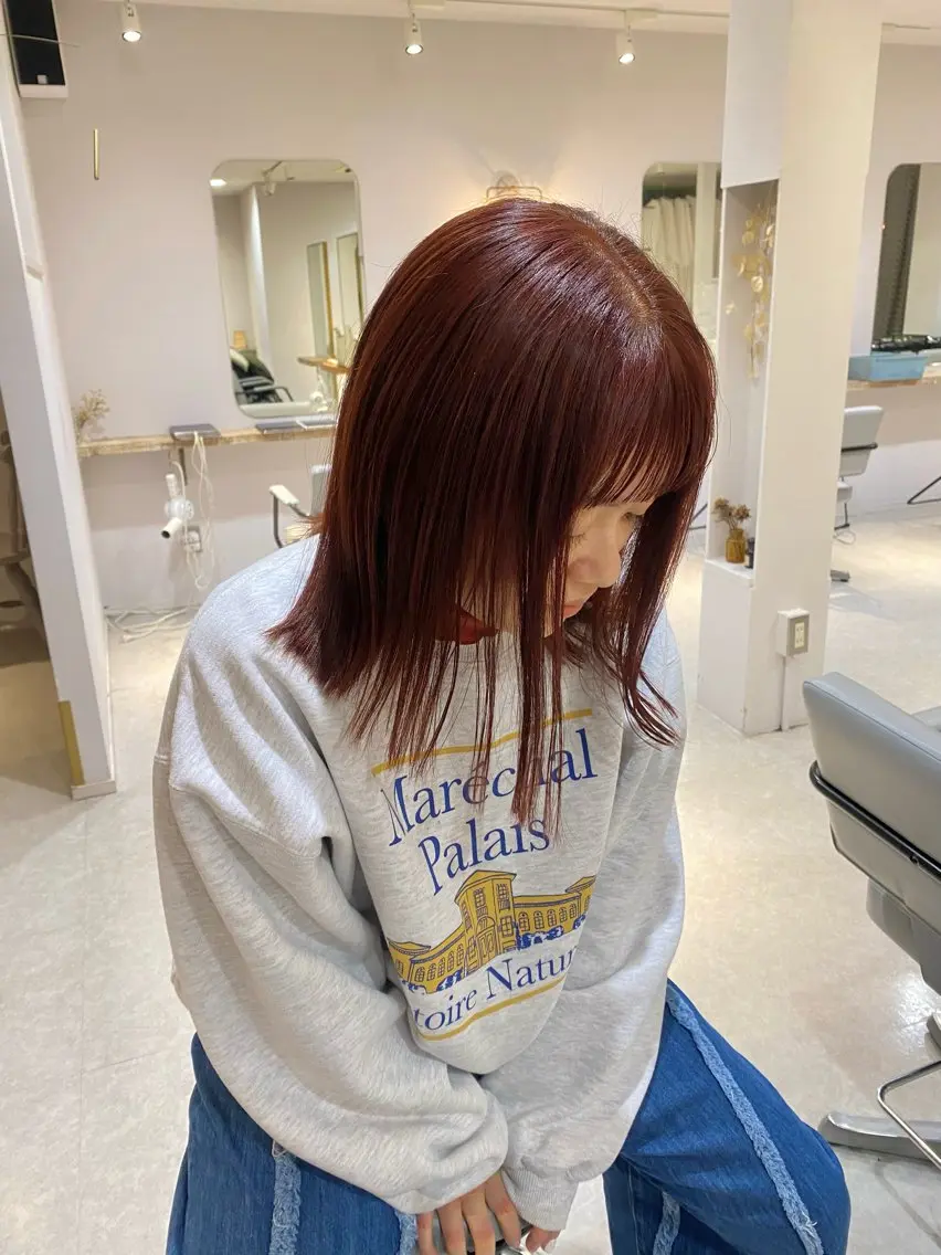 ミディアム カラー 【仙川】 セリナ‎のヘアスタイル