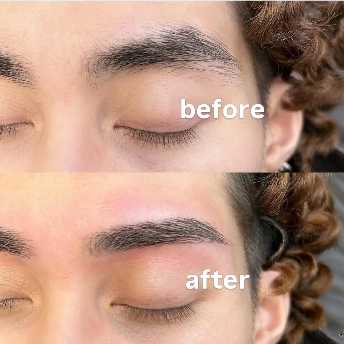 アイブロウ エリ メンズ パーマ 眉毛のヘアスタイル