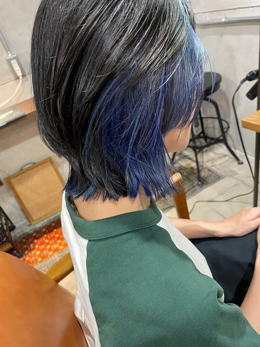ミディアム カット ヘアカラー トリートメント ayane⭐️ボブ・ ショート・パーマのヘアスタイル
