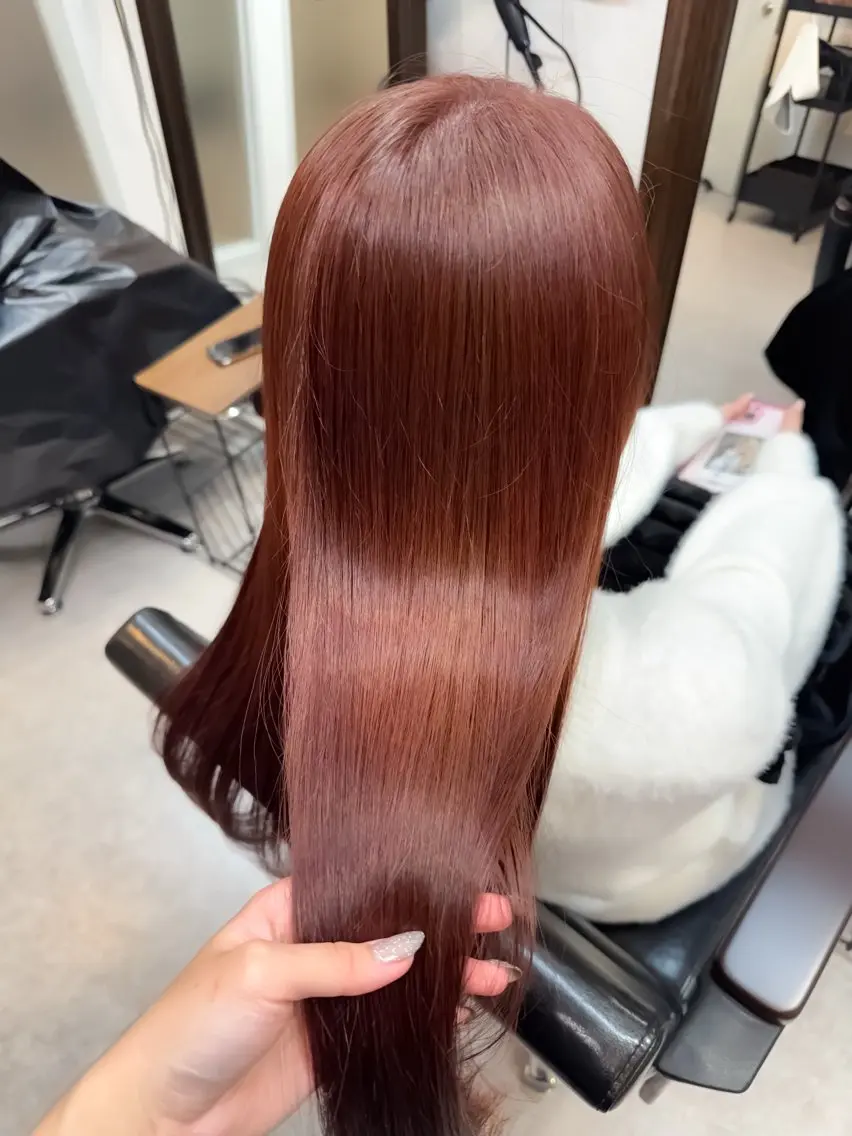 セミロング トリートメント たぴ。ぱつっとボブ/ つや髪🍒髪質改善のヘアスタイル