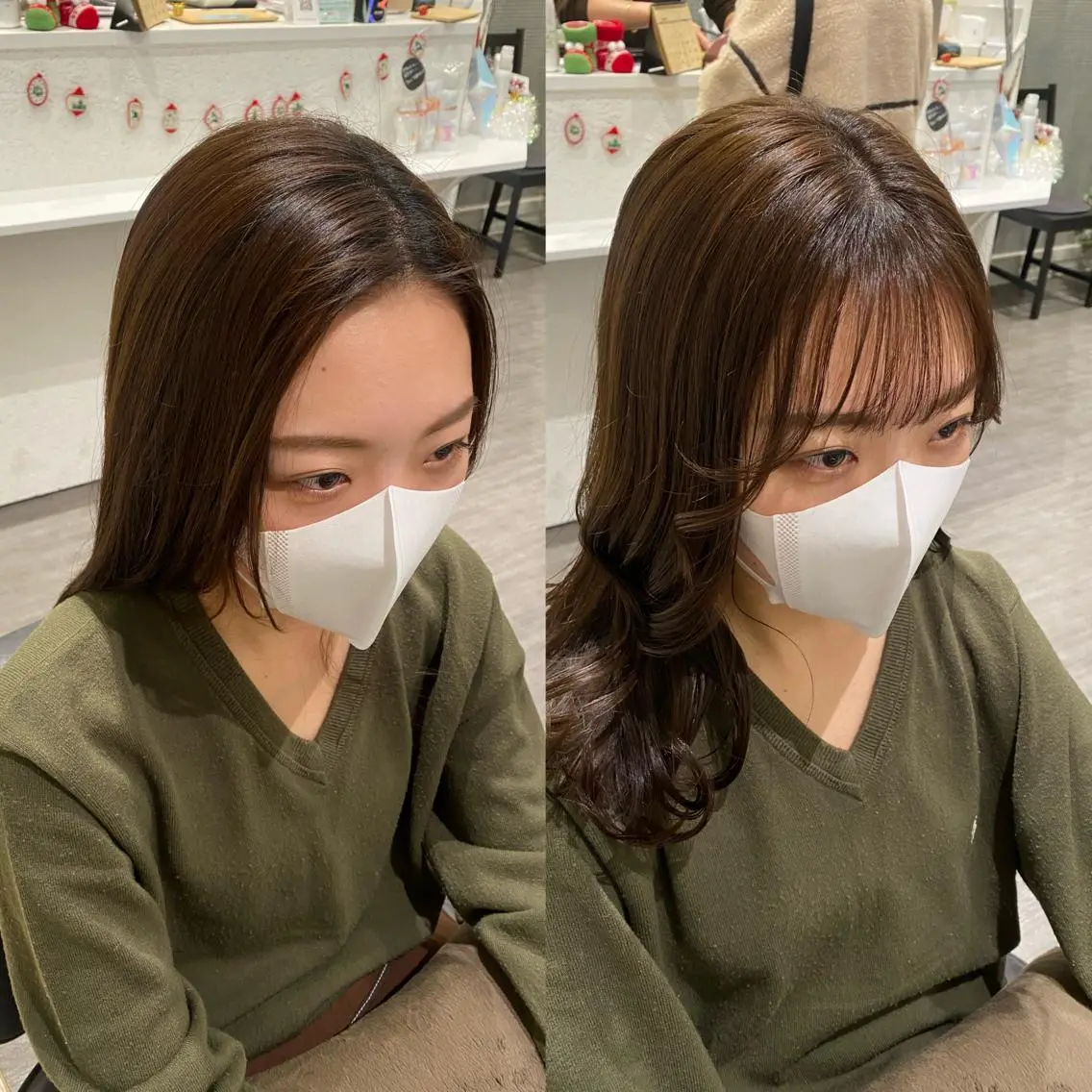 セミロング 大野 美紅のヘアスタイル