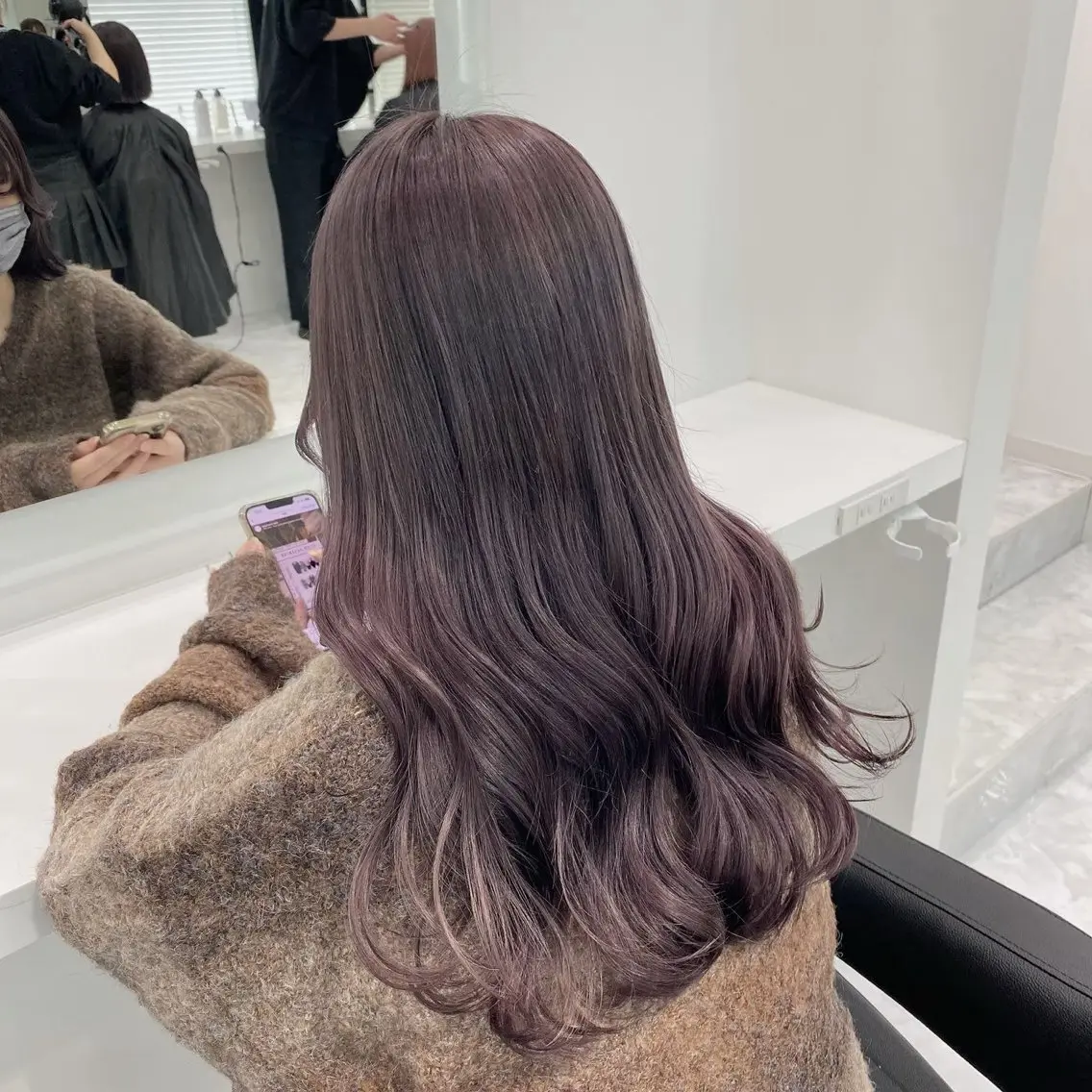 ロング カラー ヘアアレンジ ブリーチ 透明感カラー ブリーチなしカラー 髪質改善 似合わせカット 🫧モテる💗ダメー ジレスハイトーン🫧のヘアスタイル