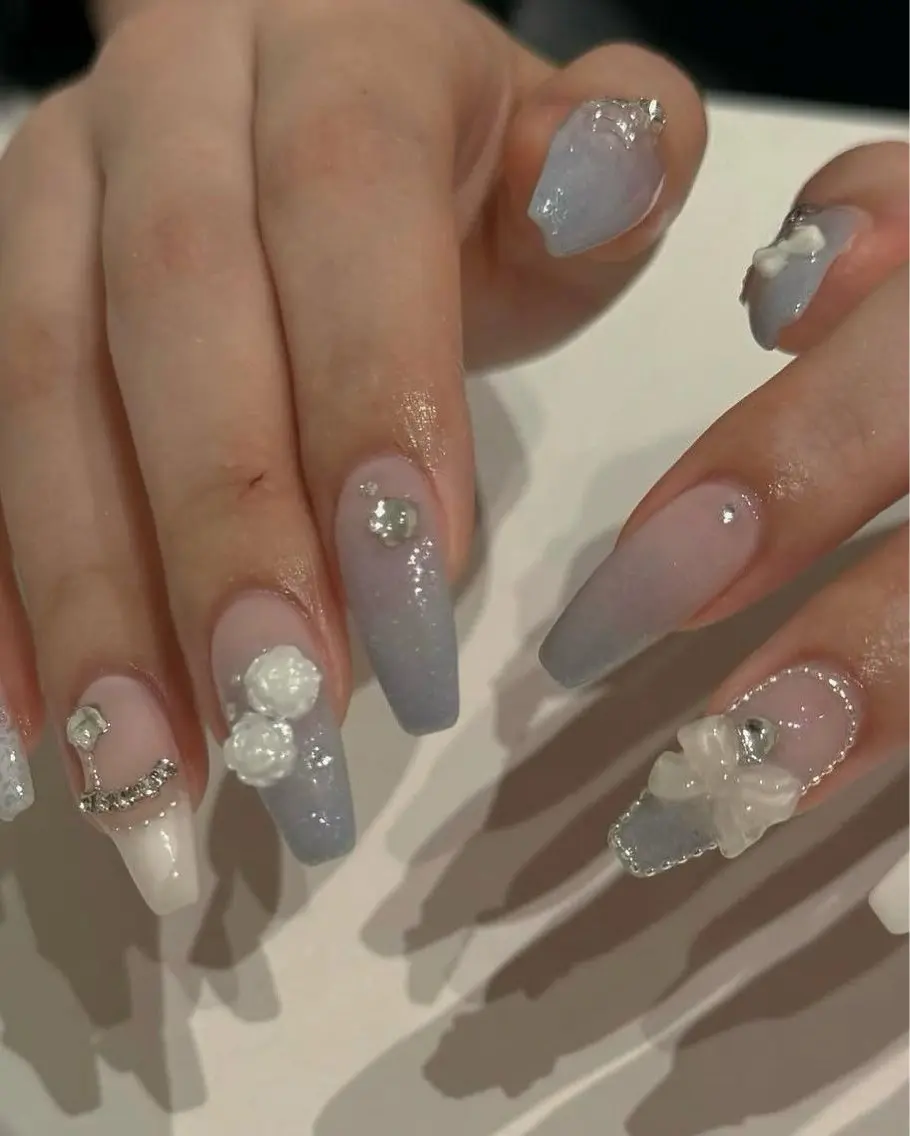 ネイル 韓国ネイル マグネットネイル 持ち込み ハンドネイル Mimi Nail_Royalのネイルデザイン