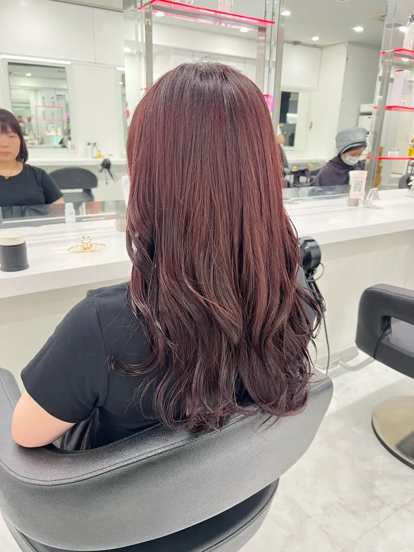 カラー ヘアカラー トリートメント ヘッドスパ ヘアセット ブリーチなし透明感 💗RYOTAのヘアスタイル
