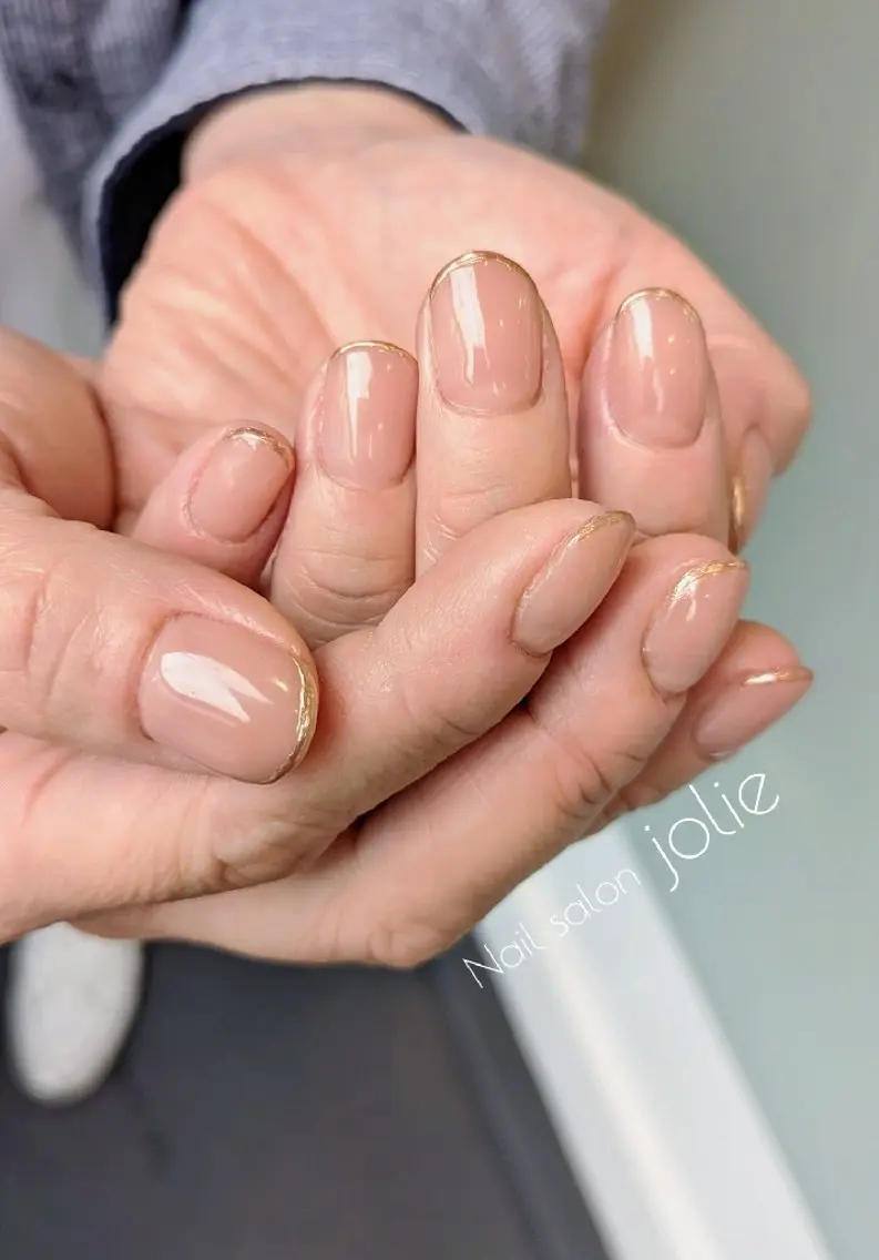 ネイル フレンチネイル ニュアンスネイル ワンカラーネイル シンプルネイル jolie  ISIHARAのネイルデザイン