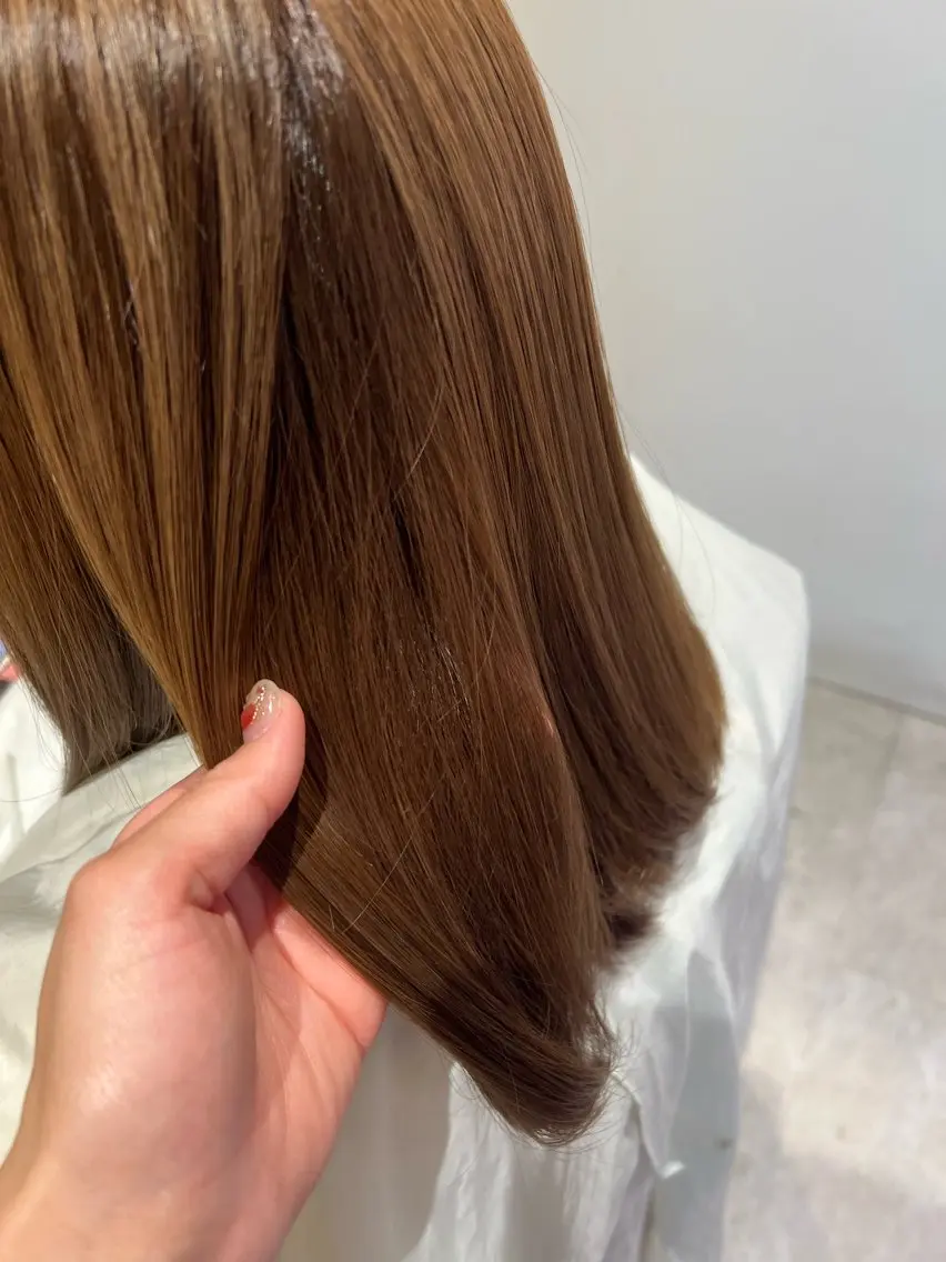 ロング カラー ヘアカラー トリートメント ブルームヘアデザイン かこ。のヘアスタイル