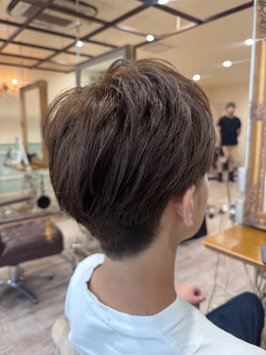 カラー メンズ アッシュ ベージュカラー カット ヘアカラー トリートメント 新越谷noble店長 松本拓也▶◀*.のヘアスタイル